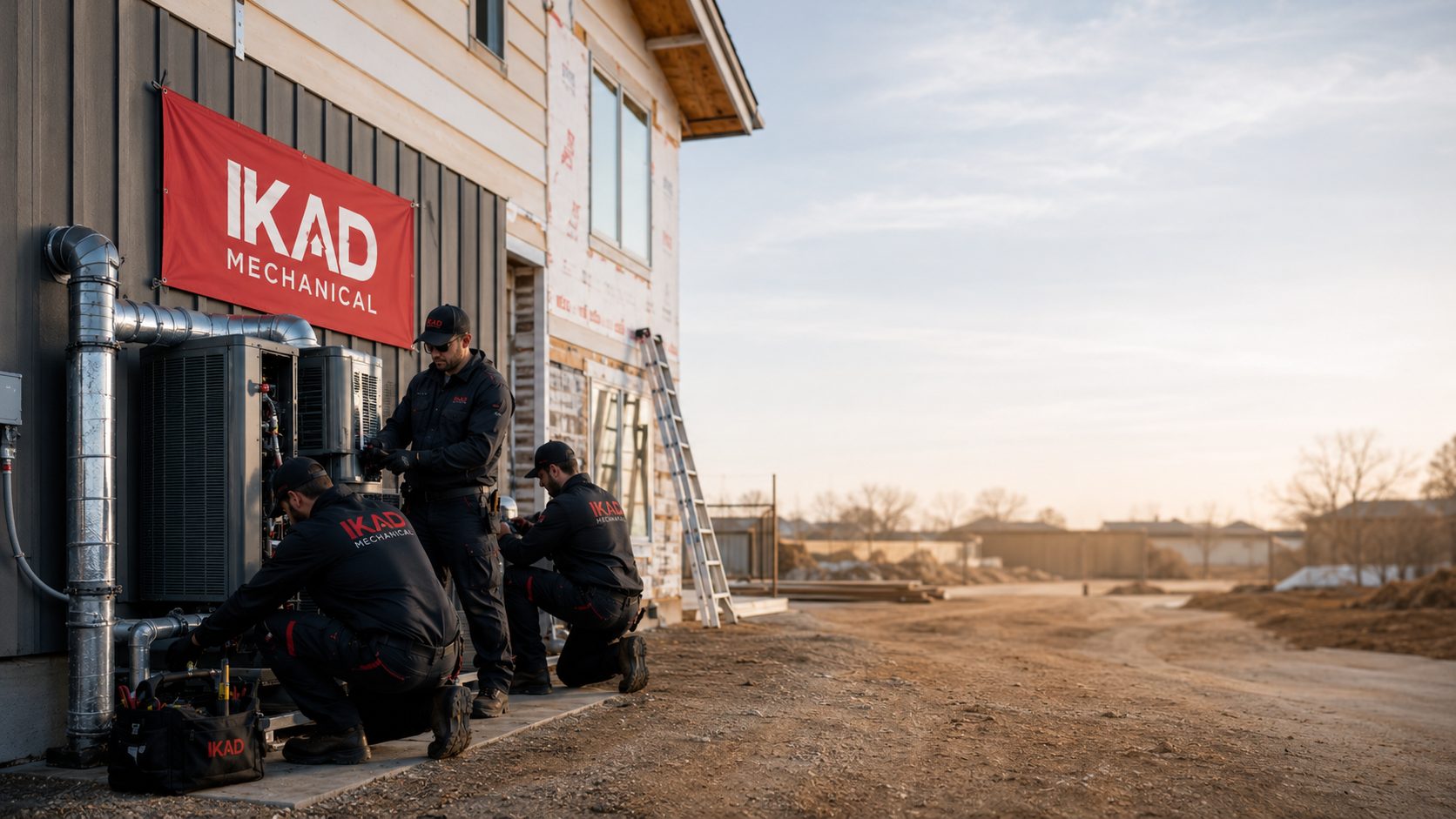 The IKAD Mechanical family team in Oakville