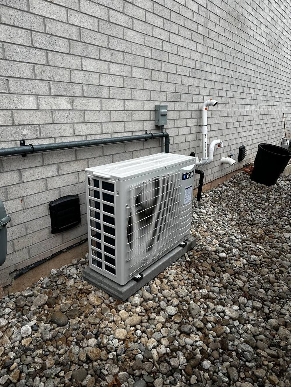 Properly sized AC condenser install in Milton
