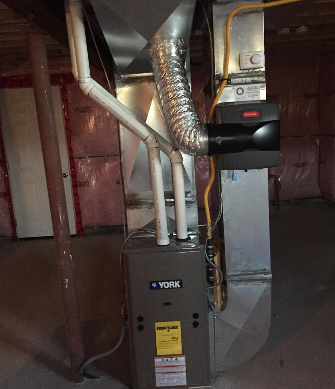 Residential furnace install in Halton Hills